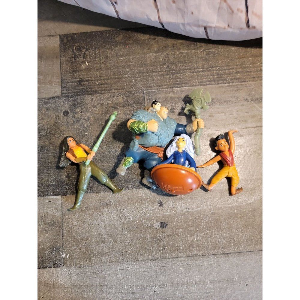 McDonalds 2020 Raya last Dragon set sisu boun tong little noi toy figure Disney